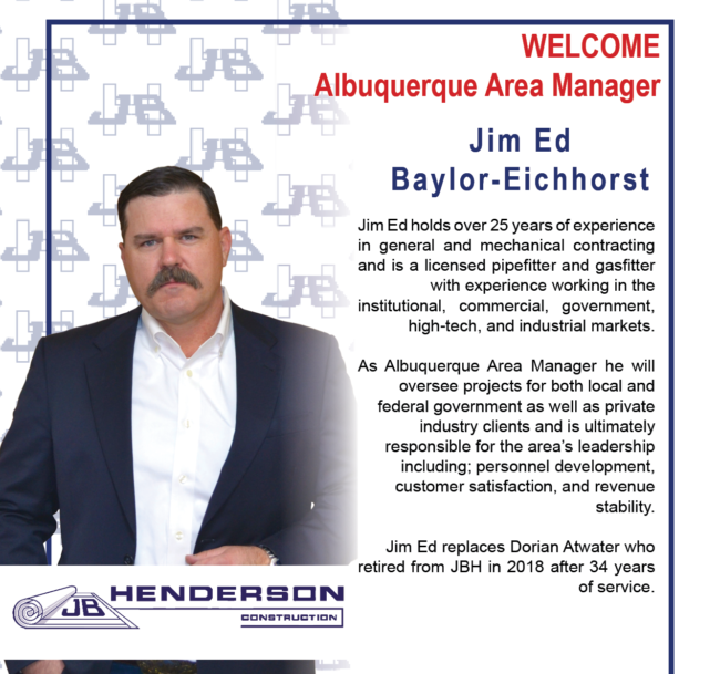 JB Henderson construction general contractor based in Albuquerque and Phoenix